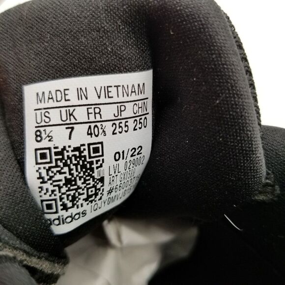 adidas Women's Edge Lux 5 Running Shoe Size 8.5M GX0588 Black/White/Matte Silver - Picture 6 of 6